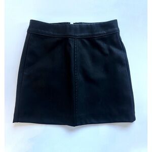 BLANK NYC Vegan Leather Girls Mini Skirt